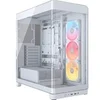 Image de gaming Frame 4500X LX-R moyen tour blanc ARGB avec panneau de verre incurvé
