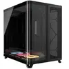 Image de gaming iCUE Link AIR 5400 LX-R moyen tour blanc RGB avec panneau latéral fenêtré verre trempé