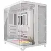 Image de gaming iCUE Link AIR 5400 LX-R moyen tour blanc RGB avec panneau latéral fenêtré verre trempé