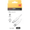 Image de Câble Premium USB-C vers Port Lightning Kodak - Chargement ultra-rapide