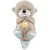 Image de Fisher-Price - Ma Loutre Câlins Bonne Nuit - Peluche Veilleuse Bébé Musicale et Lumineuse - Jouet d'Eveil - Des la naissance FXC66