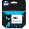 Image de HP 302 Cartouche d'Encre Trois Couleurs Authentique (F6U65AE)
