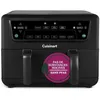 Image de Friteuse sans huile CUISINART - Airfryer AFD10OBLE - Capacité 10,4L - Double cuves - Noir - 2400W