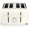 Image de SOLEIL IVOIRE Toaster Vintage 4 Tranches, Thermostat Réglable 1700 W LT305A10