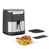 Image de Friteuse a air chaud et grill Easy Fry & Grill Digital 2-en-1 XXL Inox EZ801D10
