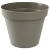 Image de EDA Pot de fleur rond TOSCANE - 76 L - Ø 60 x H 47 cm - Taupe