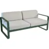 Image de Canapé 2 Places Bellevie Gris Flanelle en Aluminium Métal / Tissus