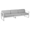 Image de Canapé 3 Places Bellevie Gris Flanelle en Aluminium Métal / Tissus