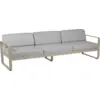 Image de Canapé 3 Places Bellevie Gris Flanelle en Aluminium Métal / Tissus