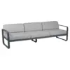 Image de Canapé 3 Places Bellevie Gris Flanelle en Aluminium Métal / Tissus