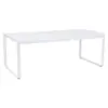 Image de Table Rectangulaire 196 x 90 cm Bellevie en Aluminium Métal
