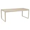 Image de Table Rectangulaire 196 x 90 cm Bellevie en Aluminium Métal