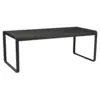 Image de Table Rectangulaire 196 x 90 cm Bellevie en Aluminium Métal