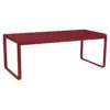 Image de Table Rectangulaire 196 x 90 cm Bellevie en Aluminium Métal