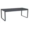 Image de Table Rectangulaire 196 x 90 cm Bellevie en Aluminium Métal