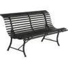 Image de Banc 3 Places 150 cm Louisiane en Acier Métal