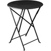 Image de Table Ronde Pliante Ø60 cm Bistro en Acier Métal