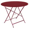 Image de Table Ronde Pliante Ø96 cm Bistro en Acier Métal