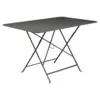 Image de Table Rectangulaire Pliante 117 x 77 cm Bistro en Acier Métal