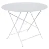Image de Table Ronde Pliante Ø96 cm Bistro en Acier Métal