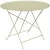 Image de Table Ronde Pliante Ø96 cm Bistro en Acier Métal