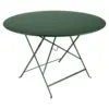 Image de Table Ronde Pliante Ø117 cm Bistro en Acier Métal