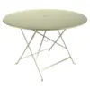 Image de Table Ronde Pliante Ø117 cm Bistro en Acier Métal