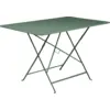 Image de Table Rectangulaire Pliante 117 x 77 cm Bistro en Acier Métal