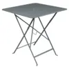Image de Table Carrée Pliante 71 x 71 cm Bistro en Acier Métal