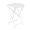 Image de Table Ronde Pliante Ø60 cm Bistro en Acier Métal