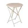 Image de Table Ronde Pliante Ø60 cm Bistro en Acier Métal