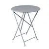 Image de Table Ronde Pliante Ø60 cm Bistro en Acier Métal