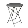 Image de Table Ronde Pliante Ø60 cm Bistro en Acier Métal
