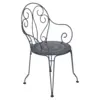 Image de Lot de 2 Fauteuils Empilables Montmartre en Acier Métal