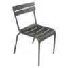 Image de Lot de 2 Chaises Empilables Luxembourg en Aluminium Métal