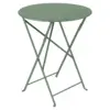 Image de Table Ronde Pliante Ø60 cm Bistro en Acier Métal