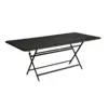 Image de Table Rectangulaire Pliante 190 x 90 cm Caractère en Acier Métal