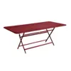 Image de Table Rectangulaire Pliante 190 x 90 cm Caractère en Acier Métal