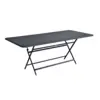Image de Table Rectangulaire Pliante 190 x 90 cm Caractère en Acier Métal