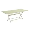 Image de Table Rectangulaire Pliante 190 x 90 cm Caractère en Acier Métal