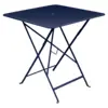 Image de Table Carrée Pliante 71 x 71 cm Bistro en Acier Métal