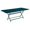 Image de Table Rectangulaire Pliante 190 x 90 cm Caractère en Acier Métal