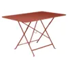 Image de Table Rectangulaire Pliante 117 x 77 cm Bistro en Acier Métal
