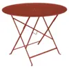Image de Table Ronde Pliante Ø96 cm Bistro en Acier Métal