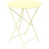 Image de Table Ronde Pliante Ø60 cm Bistro en Acier Métal