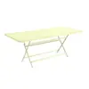 Image de Table Rectangulaire Pliante 190 x 90 cm Caractère en Acier Métal
