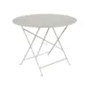 Image de Table Ronde Pliante Ø96 cm Bistro en Acier Métal