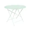 Image de Table Ronde Pliante Ø96 cm Bistro en Acier Métal