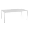 Image de Table Rectangulaire 195 x 95 cm Calvi en Aluminium Métal