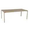Image de Table Rectangulaire 195 x 95 cm Calvi en Aluminium Métal